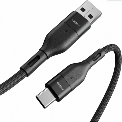 VG-AC03 cable USB USB 2.0 1,2 m USB C Negro