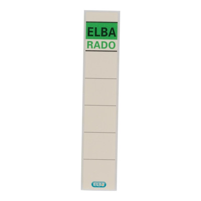 Elba Etiquetas Adhesivas L50mm - Facil de Pegar - Tamaño de 50mm - Ideal para Organización - Color Beige