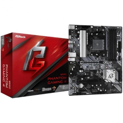 Placa Base Asrock B550 Phantom Gaming 4/ DDR4/ PCIe 4.0/ Socket AM4