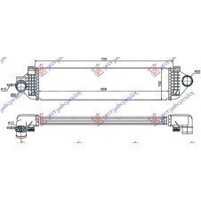 INTERCOOLER 1,6-16V TURBO (655x156x40)