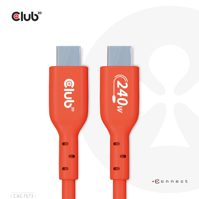 CAC-1573 cable USB USB4 Gen 2x2 2 m USB C Rojo