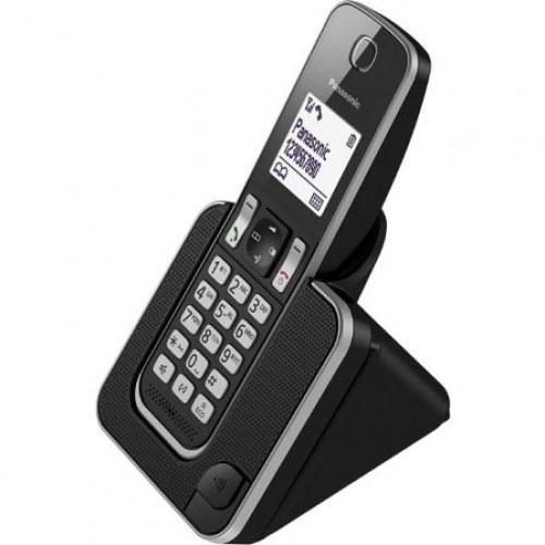 Teléfono Inalámbrico Panasonic KX-TGD310SPB/ Negro/Plata