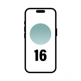 Teléfono móvil Smartphone Apple iPhone 16, 128GB, 6.1 pulgadas, 5G, Verde Azulado