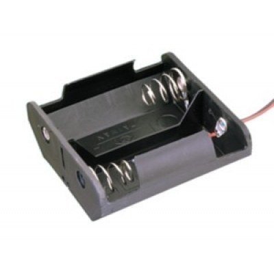 Portapilas para 2 pilas R20 tipo D