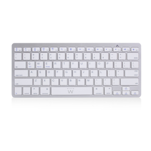 Ewent EW3161 Teclado Bluetooth QWERTY Color blanco