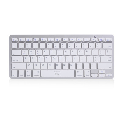 Ewent EW3161 Teclado Bluetooth QWERTY Color blanco