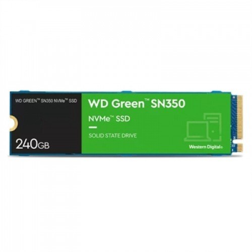 Disco duro interno solido hdd ssd wd western digital green sn350 wds240g2g0c 240gb m.2 pci express 3.0 nvme