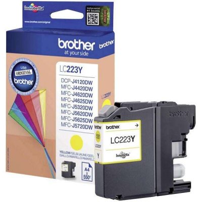 Brother Tinte LC-223Y Gelb bis zu 550 Seiten nach ISO/IEC 24711
