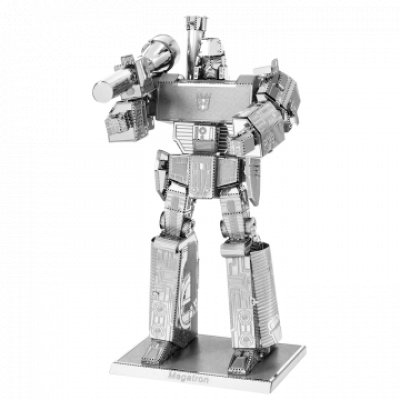 MAQUETA 3D METAL FASCINATIONS MEGATRON TRANSFORMERS MONTAJE SIN PEGAMENTO NI SOLDADURA MAQUETAS 3D