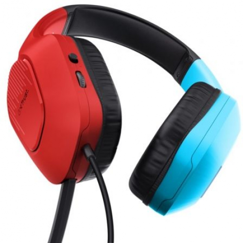 Auriculares Gaming con Micrófono Trust Gaming GXT 416S Zirox/ Jack 3.5/ Azules y Rojos