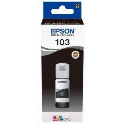 Epson 103 Negro - Botella de Tinta Original C13T00S14A10