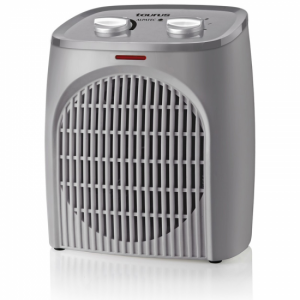 Calefactor Taurus TROPICANO BAGNO, 2000W, IP21, 2 intensidades, termostato, gris