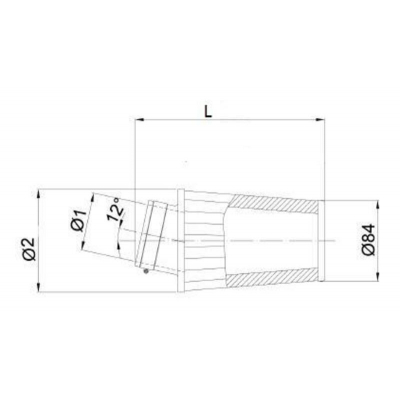 Filtro de aire BMC universal cónico Ø65mm x 128mm FBSA65-128