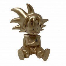 Figura hucha plastoy dragon ball son goku dorado