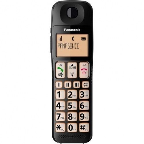 Teléfono Inalámbrico Panasonic KX-TGE310SP/ Negro