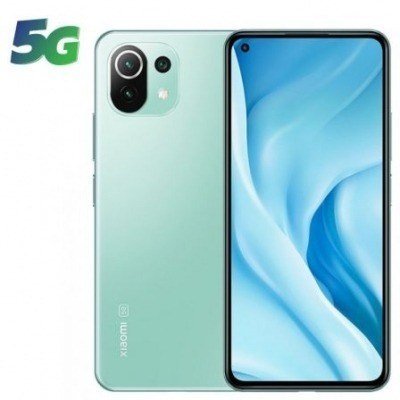 Smartphone Xiaomi Mi 11 Lite 8GB/ 128GB/ 6.55/ 5G/ Verde Menta
