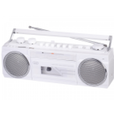 RADIO CASSETTE RR 501 BT PORTABLE RADIO RECORDER +USB+AW WHITE