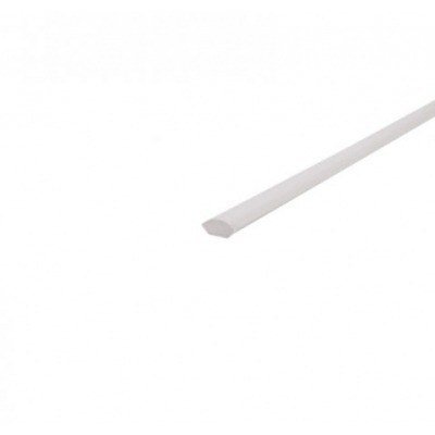 JUNQUILLO MDF REVESTIDO ACABADO BLANCO 2600 X 14 X 14 MM