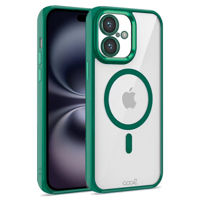 COOL funda para teléfono móvil 15,5 cm (6.1) Verde, Transparente