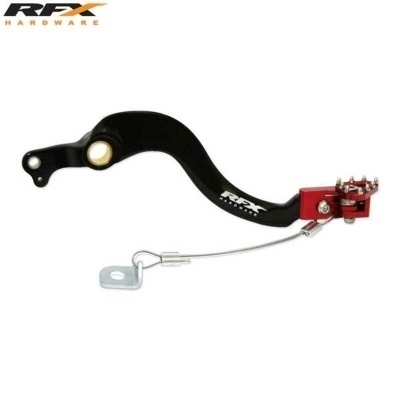 Pedal de freno trasero RFX Pro FT (negro/rojo) - Beta RR125-520 FXRB8010099RD