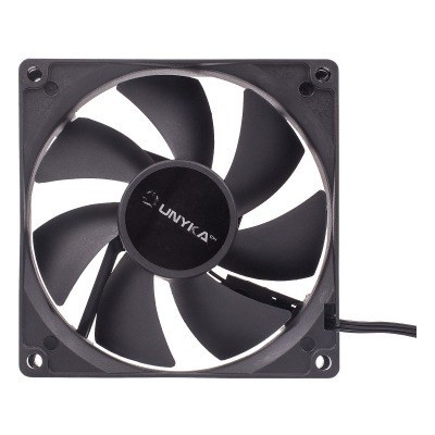 UNYKAch 90 mm Carcasa del ordenador Ventilador 9 cm Negro
