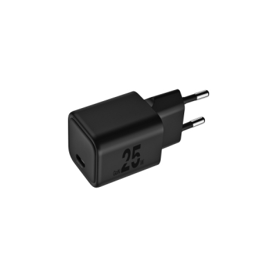 Blackbyte Cargador GaN de 25W - 1xUSB-C - Carga Rapida PPS - Color Negro