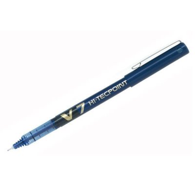 PILOT Rotulador V7 punta aguja trazo 0,5mm azul
