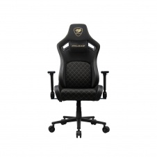 COUGAR Gaming CGR-DFF-GLB Silla para videojuegos de PC Asiento acolchado tapizado Negro, Oro