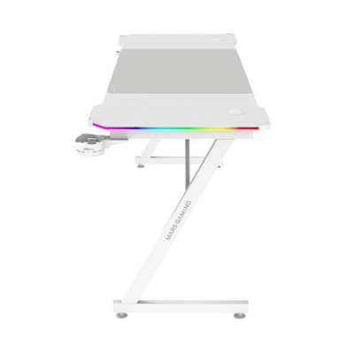 Mesa mars gaming mgdx160rgbw blanco