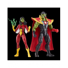 Figura hasbro marvel legends series avengers skrull queen & super - skrull