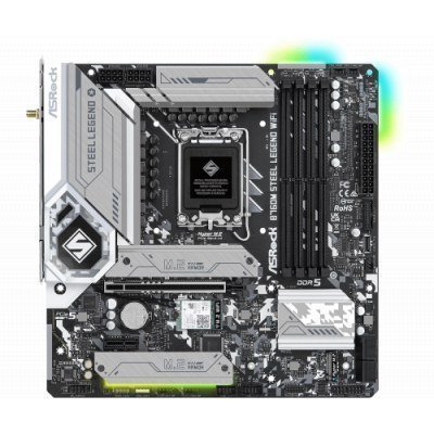 Placa mãe ASRock B760M Steel Legend WiFi DDR5 (Intel LGA 1700) Micro ATX