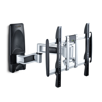 Soporte de Montaje Articulado de Pared para Televisores - Soporte VESA de Pared - Soporta TV Plano o Curvos de 65 o 45kg - Perfil Bajo Retraible - de Esquina