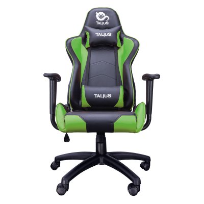 TALIUS Silla Gecko gaming negra/verde
