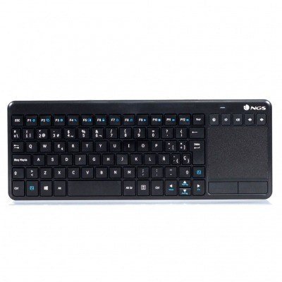 NGS TV Warrior teclado RF inalámbrico QWERTY Negro