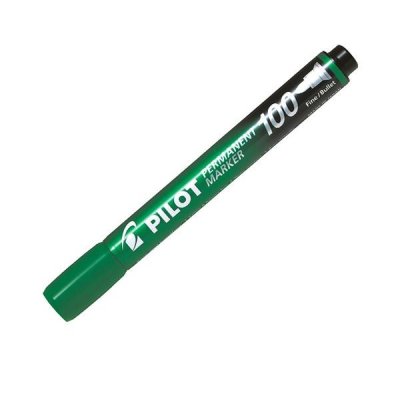 PILOT Marcador permanente SCA-100 punta conica trazo 1mm verde