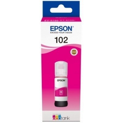 Epson 102 Magenta - Botella de Tinta Original C13T03R340