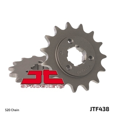 Piñón JT SPROCKETS acero estándar 438 - Paso 520 JTF438.15