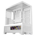 CAJA ATX SEMITORRE MARS GAMING MCLCDX BLANCO CRISTAL TEMPLADO CONTINUO LCD GPU 425mm 3x2.5 o 3x3.5