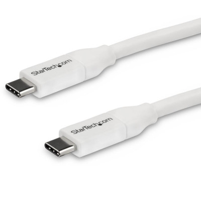 Cable usb tipo c startech 2m - macho - macho - blanco