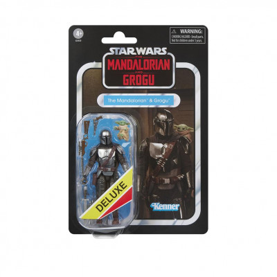 Figura hasbro star wars the mandalorian and grogu deluxe