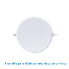 Downlight Led Smd Migmatita 24w 6500k Blanco 2400lm 2x17,5x17,5 Cm Corte Ajustable (7-15,5)
