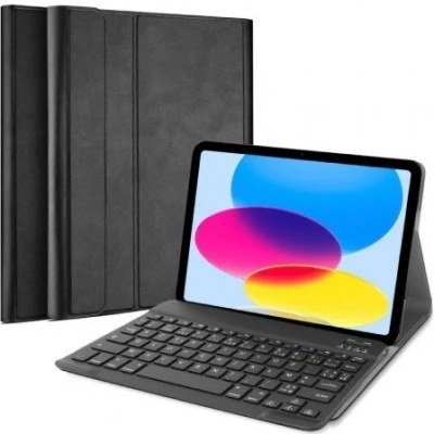 Funda con Teclado Just In Case 8327857 Bluetooth para Tablet para iPad 10ª Generación de 10.9/ Negra