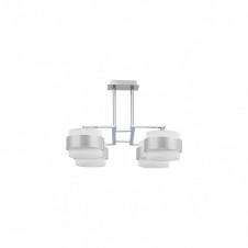 Lampara 4dh Bremen Cromo/blanco-plata 4xe14 Regx60x60 Cm
