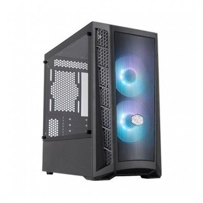 Torre micro atx coolermaster masterbox mb311l argb cristal templado