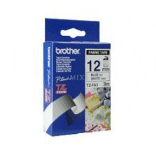 Cinta BROTHER 12mm 3m Azul sobre Blanco (TZ-FA3)