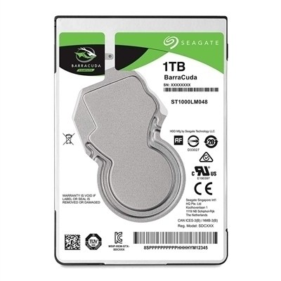 Seagate BarraCuda HDD 1TB 2.5 Sata3