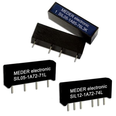 RELÉ REED 5VDC 1.25A 1Cto SPDT Cto. Impreso