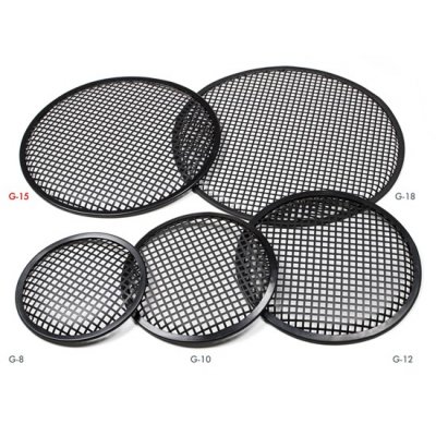 Rejilla 15in metalica para altavoz