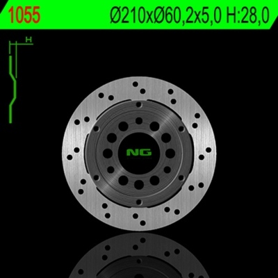 Disco de freno NG 1055 Ø210 x Ø60.2 x 5 1055