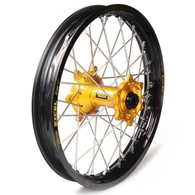 Rueda completa Haan Wheels aro negro 18-2,15 buje oro 1 16112/3/2 1 16112/3/2